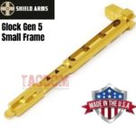 Shield Arms Glock Small Frame Skeletonized Gen 5 Striker 7-4 stainless steel TiN Gold with Extended Tip 17 19 26 34
