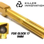 Killer Innovations Velocity Fluted Match Grade Drop-In Gold TiN Barrel for Glock 17