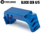 Tyrant Designs Extended Magazine Billet Aluminum Release for Glock GEN 4 5 Mag Black Red Gold Grey Blue Machined Aluminum - Image 10