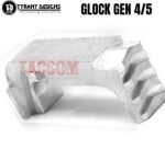 Tyrant Designs Extended Magazine Billet Aluminum Release for Glock GEN 4 5 Mag Black Red Gold Grey Blue Machined Aluminum - Image 6
