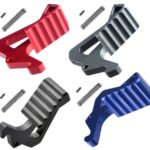Strike Industries Extended Charging Handle Latch Red - Black - Blue - Grey