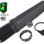 PHASE 5 HEXONE Pistol or short Rifle Buffer tube kit with Castle Nut and end plate USA