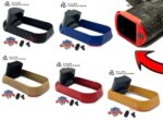 Killer Innovations Innovations Magwell for Glock GEN 1 2 3 4 Models 17 19 22 23 31 32 Black Blue Red Gold FDE