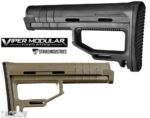 Strike Industries Modular Fixed Stock Customizable Featureless Black and FDE
