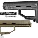 Strike Industries Modular Fixed Stock Customizable Featureless Black and FDE