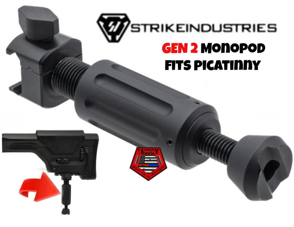 Strike Industries COBRA Gen 2 Adjustable MONOPOD / Vertical Grip TACDOM