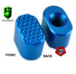 Phase 5 MAGAZINE AR Button Release DIMPLE Style in Black Red Blue Grey - Image 5