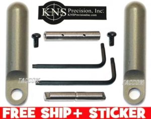 KNS GEN 2 DE 154 Anti Rotation Trigger Hammer Pins “Pill” DARK