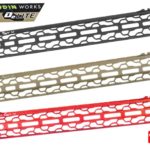 Odin Works O2 Hand Guard Forend Rail With Barrel Nut MLOK AR15 223/556/300blk Black Red FDE 15.5"