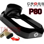Cross Armory Enhanced P80 Polymer80 Poly80 CNC Aluminum Flared Magwell Black Magazine
