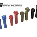 Strike Industries Extended Pivot Takedown pins AR15 Milspec Black Red Blue FDE