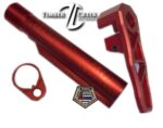 Timber Creek Outdoors Minimalist KIT in RED for AR15 Platform Includes Buffer Tube , Receiver Extension plate stock & QD End plate - Image 3