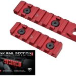 Strike Industries Link Rail Fits MLOK & KEYMOD RED Section 6 or 7 with QD Slots Picatinny for Accessory Mounting slot