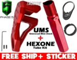 PHASE 5 RED UMS & HEX 1 CARBINE Mini Stock Assembly for MILSPEC Frames