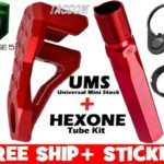 PHASE 5 RED UMS & HEX 1 CARBINE Mini Stock Assembly for MILSPEC Frames