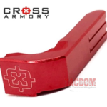 Cross Armory for GLOCK and P80 Polymer 80 Gen 1-3 Extended magazine release RED 17 19 22 23 24 25 26 27 28 31 32 33 34 35 37 & P80 MODELS V2 C & SC