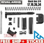Rival Arms Slide Completion Kit for Glock Gen 3 4 Model 17 19 26 34 Striker 9mm