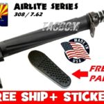 GUNTEC USA AR10 308 DPMS AIRLITE SERIES "MINIMALIST" STOCK SET BLACK with FREE PAD