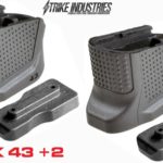 Strike Industries 2 Pack Glock 43 +2 round 9mm Enhanced Plate EMP Finger Rest