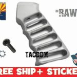 Guntec USA ULTRALIGHT SERIES SKELETONIZED ALUMINUM PISTOL GRIP RAW AR15