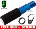 PHASE 5 HEX-2 Billet Carbine Pistol Buffer Tube in Black Red Blue and Silver Grey - Image 4