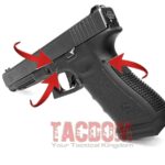 Cross Armory for GLOCK Gen 1-3 Dimple Pins Black E- Coated - Stainless Steel 17 19 20 21 22 23 24 26 27 29 30 31 32 33 34 35 38 & 39