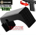 SHIELD ARMS for Glock 43X & 48 STEEL Magazine / Catch Release for use with S15 SHIELD ARMS 43X steel Magazines.