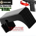 SHIELD ARMS for Glock 43X & 48 STEEL Magazine / Catch Release for use with S15 SHIELD ARMS 43X steel Magazines.