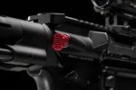 Strike Industries AR Extended Forward Assist Angled Black Red FDE Blue - Image 3