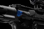 Strike Industries AR Extended Forward Assist Angled Black Red FDE Blue - Image 4