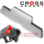Cross Armory for Glock Gen 1 2 3 4 5 and Polymer80 Silver EXTENDED Slide lock take down lever