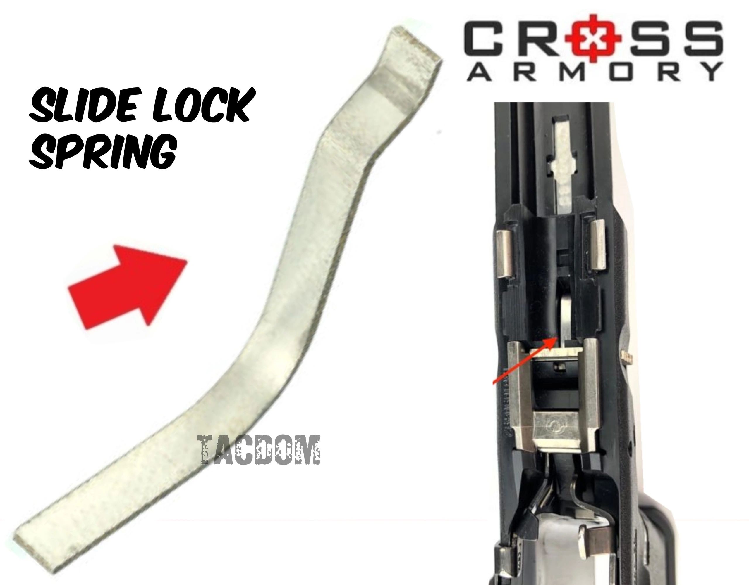 Slide Lock Spring for Glock Gen 5, 80% Compatible Pistols