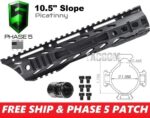 Phase 5 Tactical 10.5" LO-PRO SLOPE NOSE (LPSN10.5) FREE FLOAT QUAD RAIL