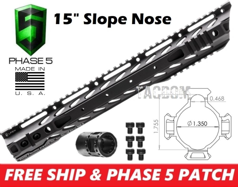 phase-5-tactical-15-lo-pro-slope-nose-lpsn15-free-float-quad-rail