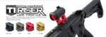 Strike Industries AR REX T1 Riser Mount Red FDE Black Titan Gold for T1 Optics