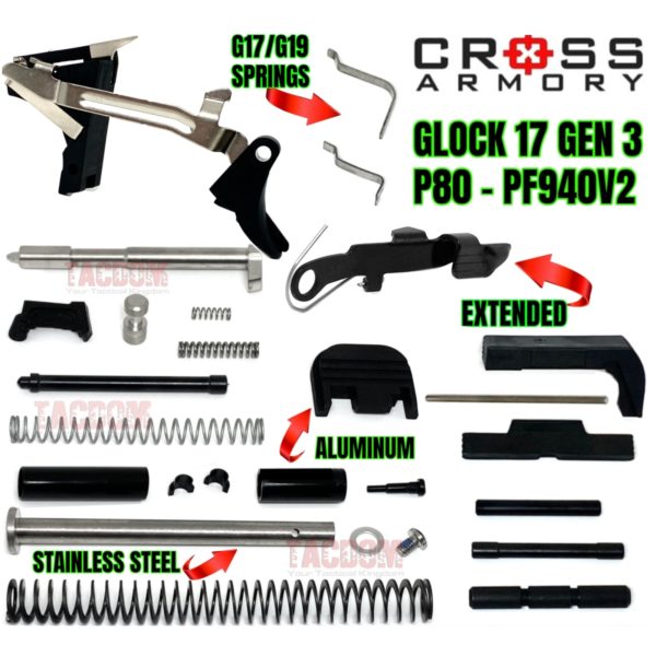 4 Pin Set for Glock Gen 4, Cross Armory Accessories