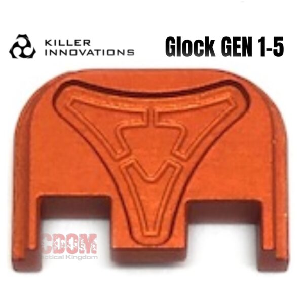 Dress Up Your Glock: TSD Stainless Steel Rear Slide Cover Plate (Gen 1-5) For 17, 19, 26, 27
