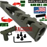 ROCK SLIDE USA RS2 RMR CUT Slide for Glock 19 Gen 3 Polymer 80 PF940C OD GREEN