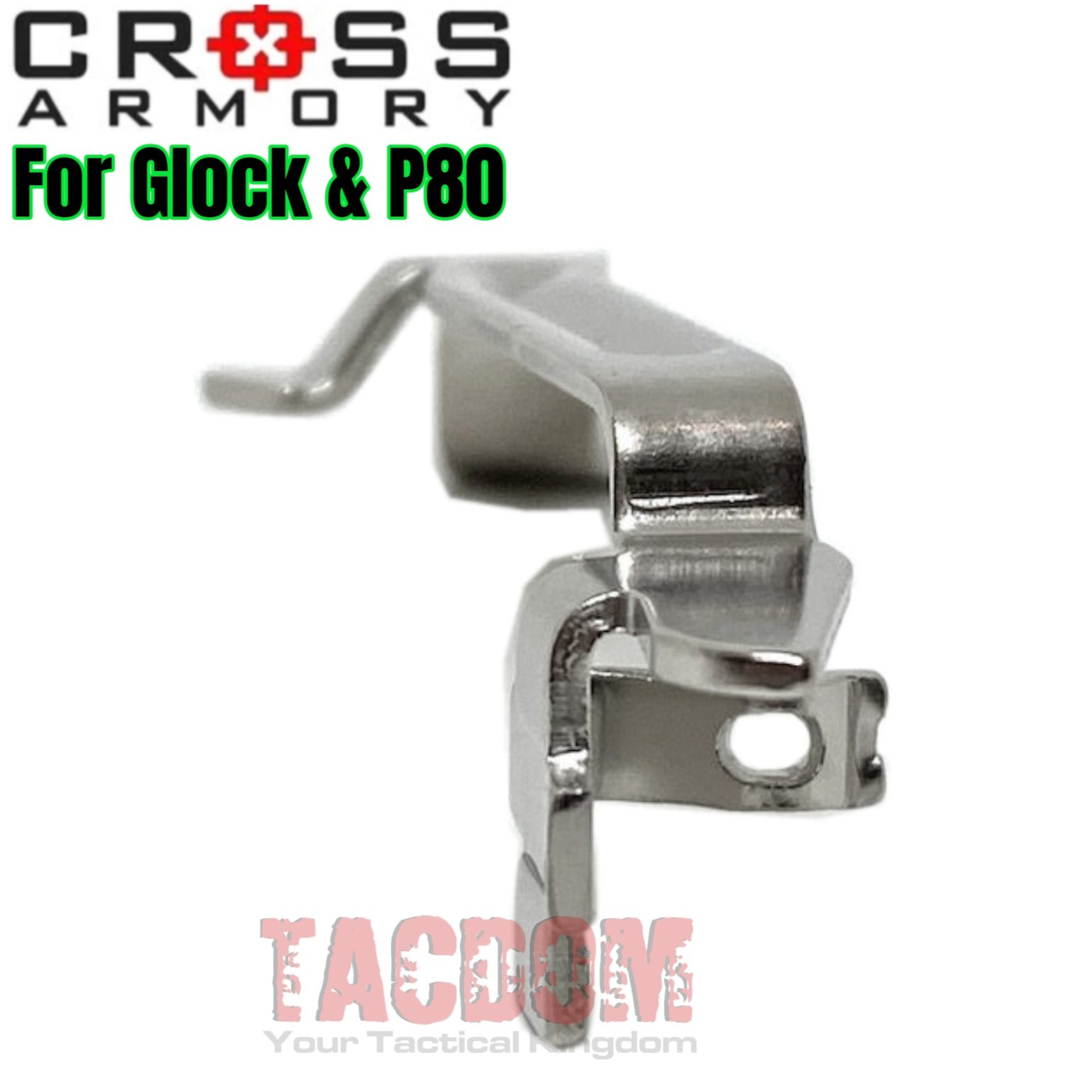 CROSS ARMORY ENHANCED Trigger BAR for Glock GEN 123 & P80 Polymer80 Polished TACDOM