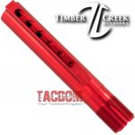 Timber Creek Outdoors  AR15  Milspec Buffer Tube RED with drain holes