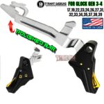 TYRANT DESIGNS I.T.T.S Black TRIGGER Gold Safety with NEW POLISHED BAR for Glock Gen 3 / 4 - 17 19 22 23 24 26 27 31 32 33 34 35 37 38 39