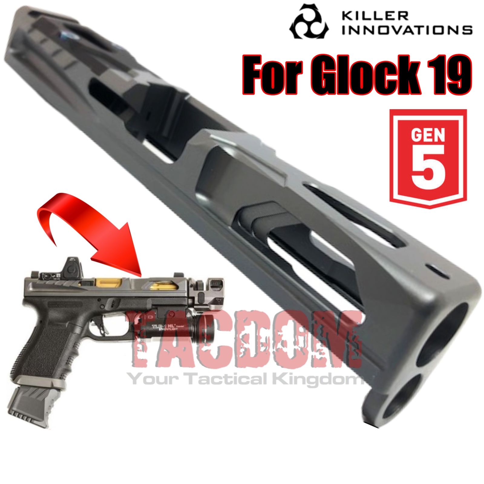 VELOCITY FOR GLOCK 19, 17, 45 GEN 5 MAGWELL - Killer Innovations