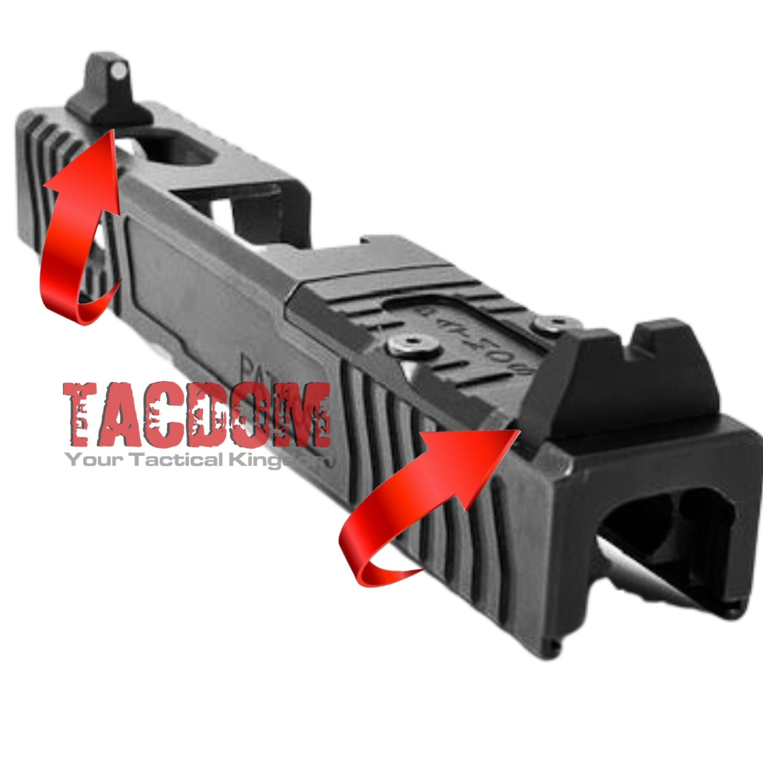 AGGRESSIVE ARMS Suppressor TALL Height Polymer Sights for Glock Co