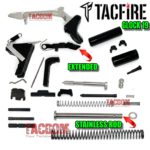 TACFIRE UPGRADED Lower & Upper Slide / Frame Parts Kit for Glock 19 GEN 3 / P80 PF940C