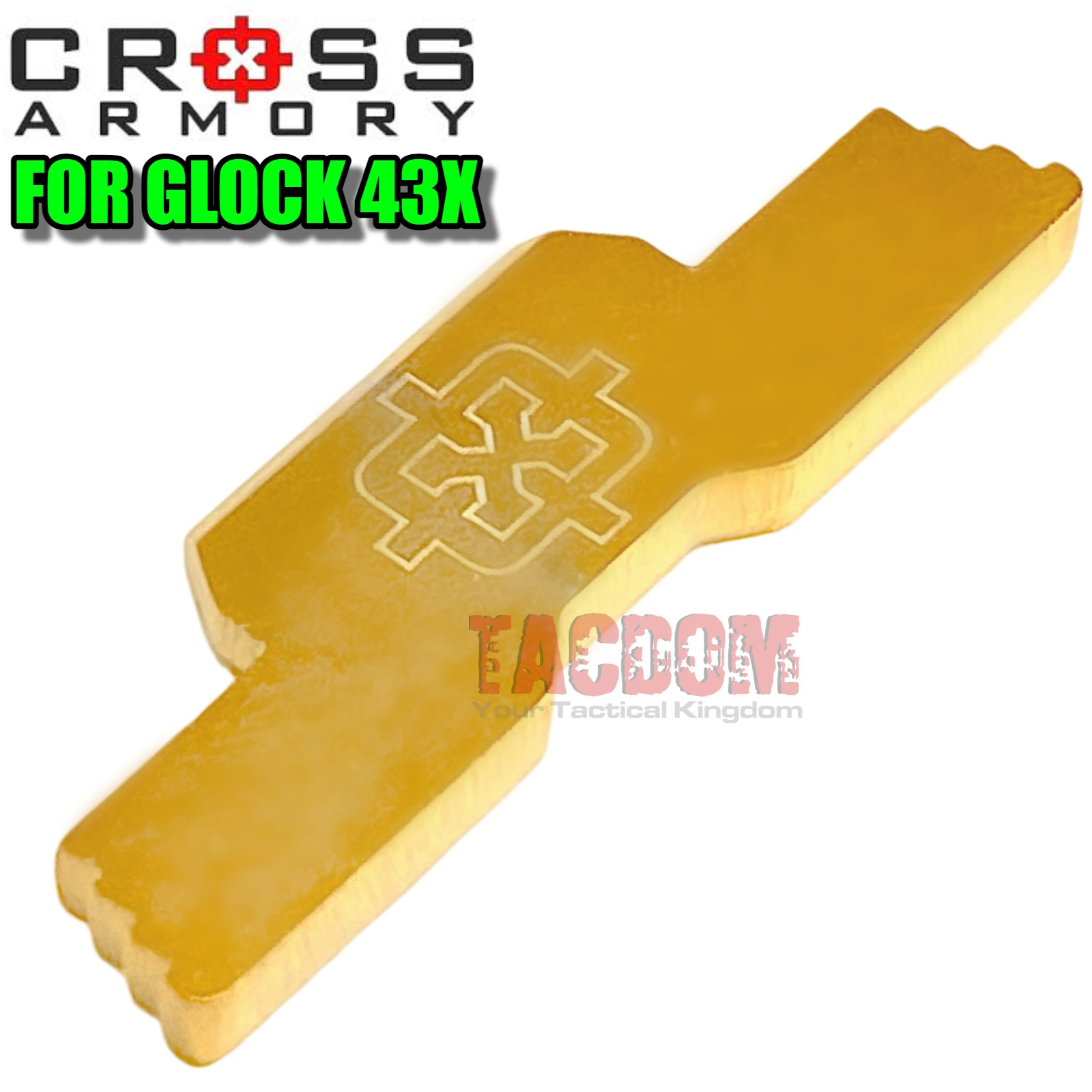 thumbnail image 2 of NDZ Performance ESLL Stainless Steel Extended Slide Lock Lever For Glock 43, 43X, 48 (9mm) 2 of 3