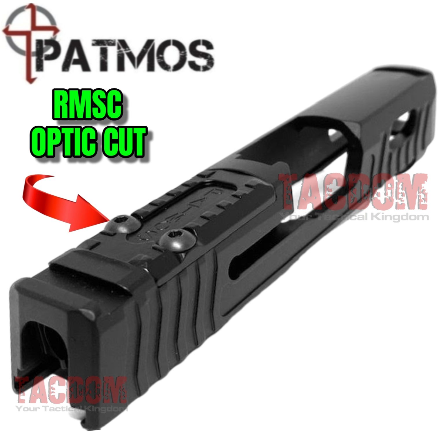 PATMOS Arms REVELATION slide for SIG P365 9mm RMSC Optic Cut with