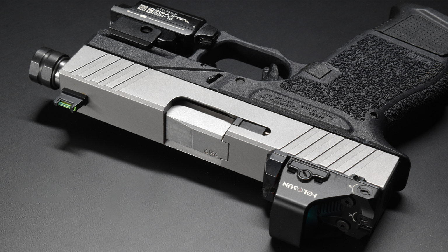 DOVE Mounting Solutions for Glock RMSc Slide Sight Adapter with Front