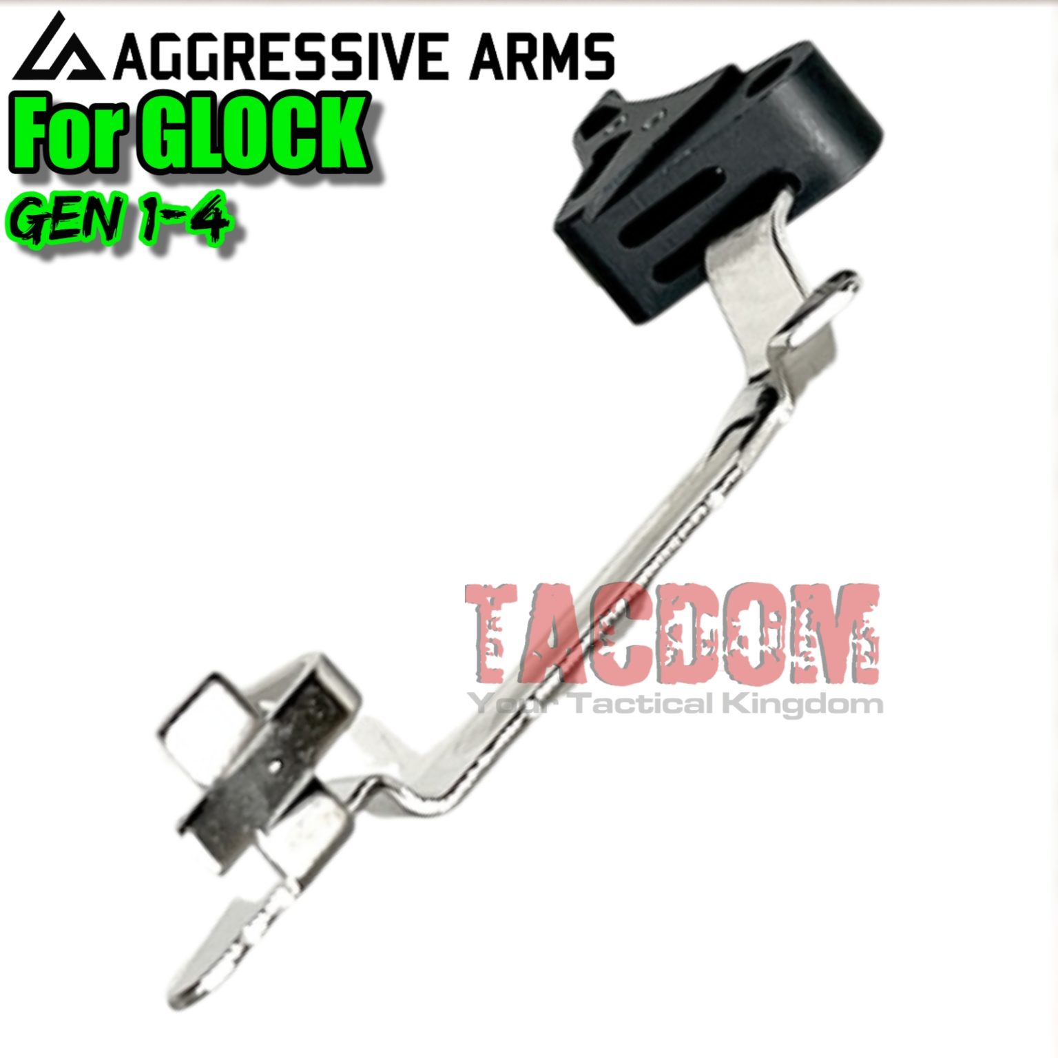 AGGRESSIVE ARMS Black / GOLD COMBO Trigger with LOWER PARTS KIT With