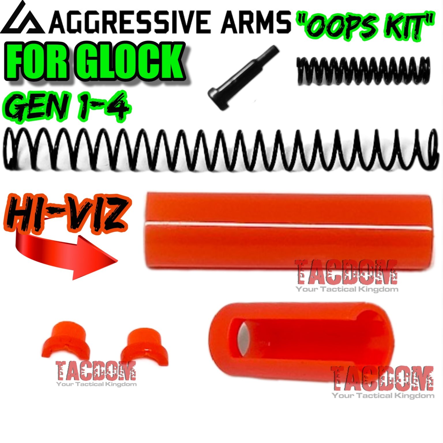 Cross Armory for GLOCK Precision Made REDUCED POWER Safety Plunger Spring 2 PACK BETTER