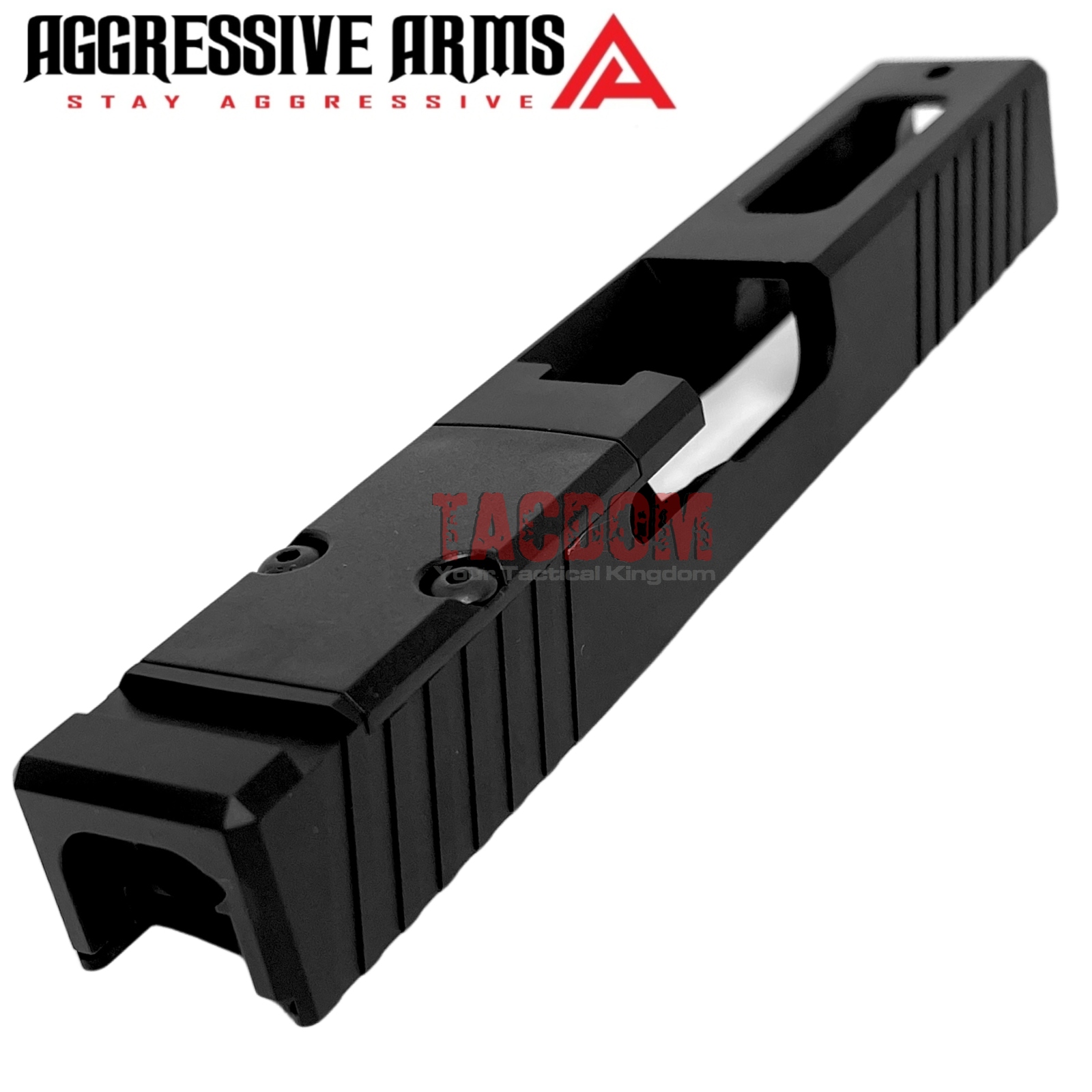 thumbnail image 2 of "Glock 19 Gen 3 Complete Slide - Black Cherry Finish, RMR Cut, Ported Barrel & Lightning Cuts (9mm)" 2 of 5